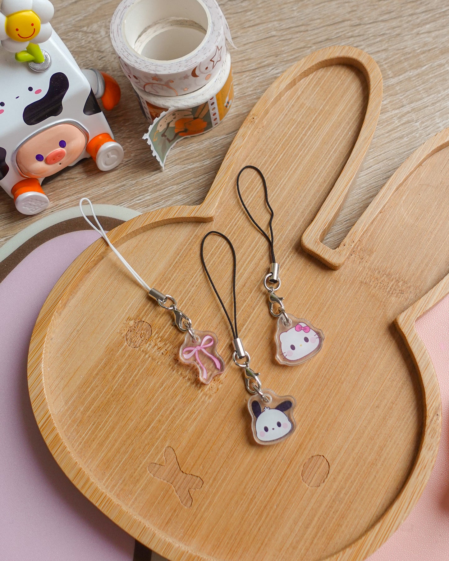 Kawaii friends phone charms