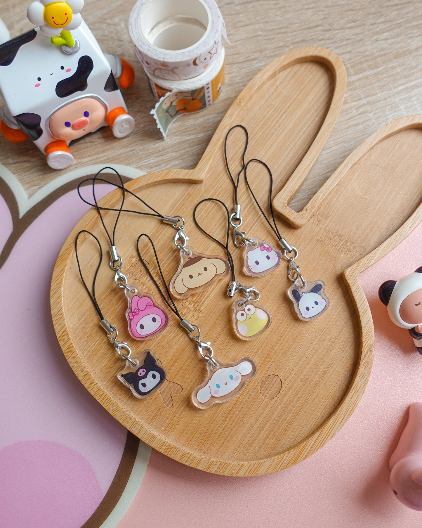 Sanrio friends phone charms