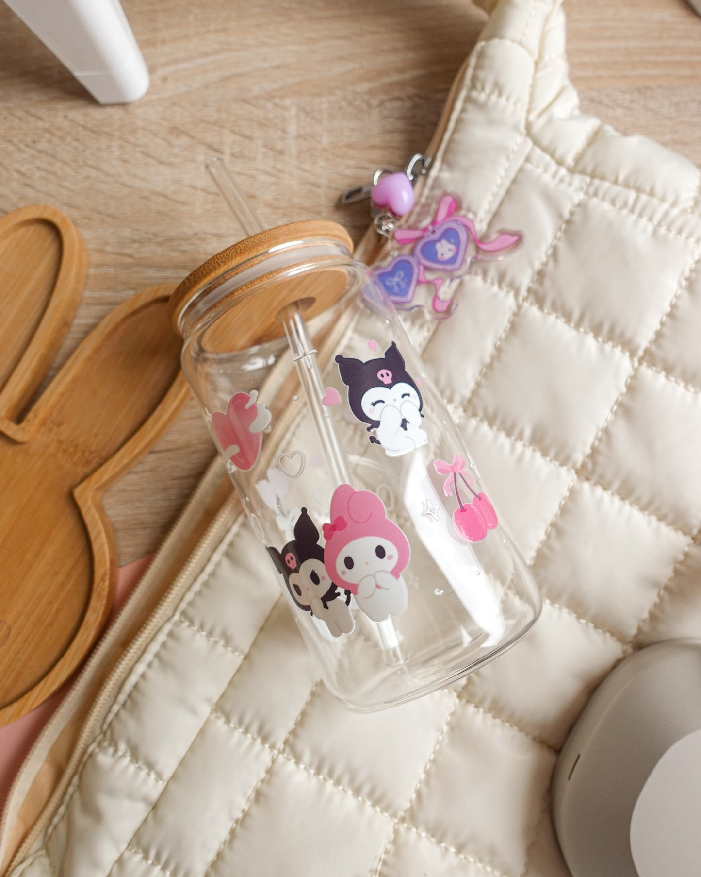 My Melody & Kuromi Glass Cup