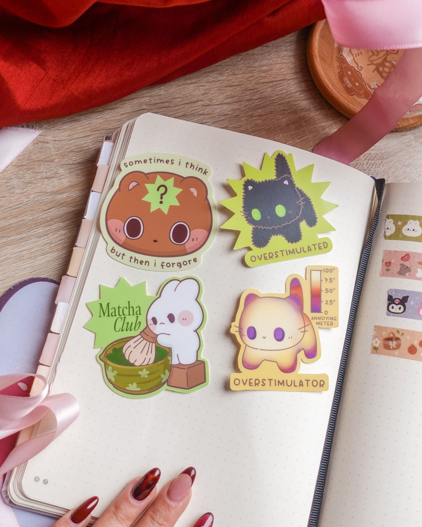 Overstimulator sticker