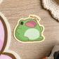 AHHH Frog Sticker