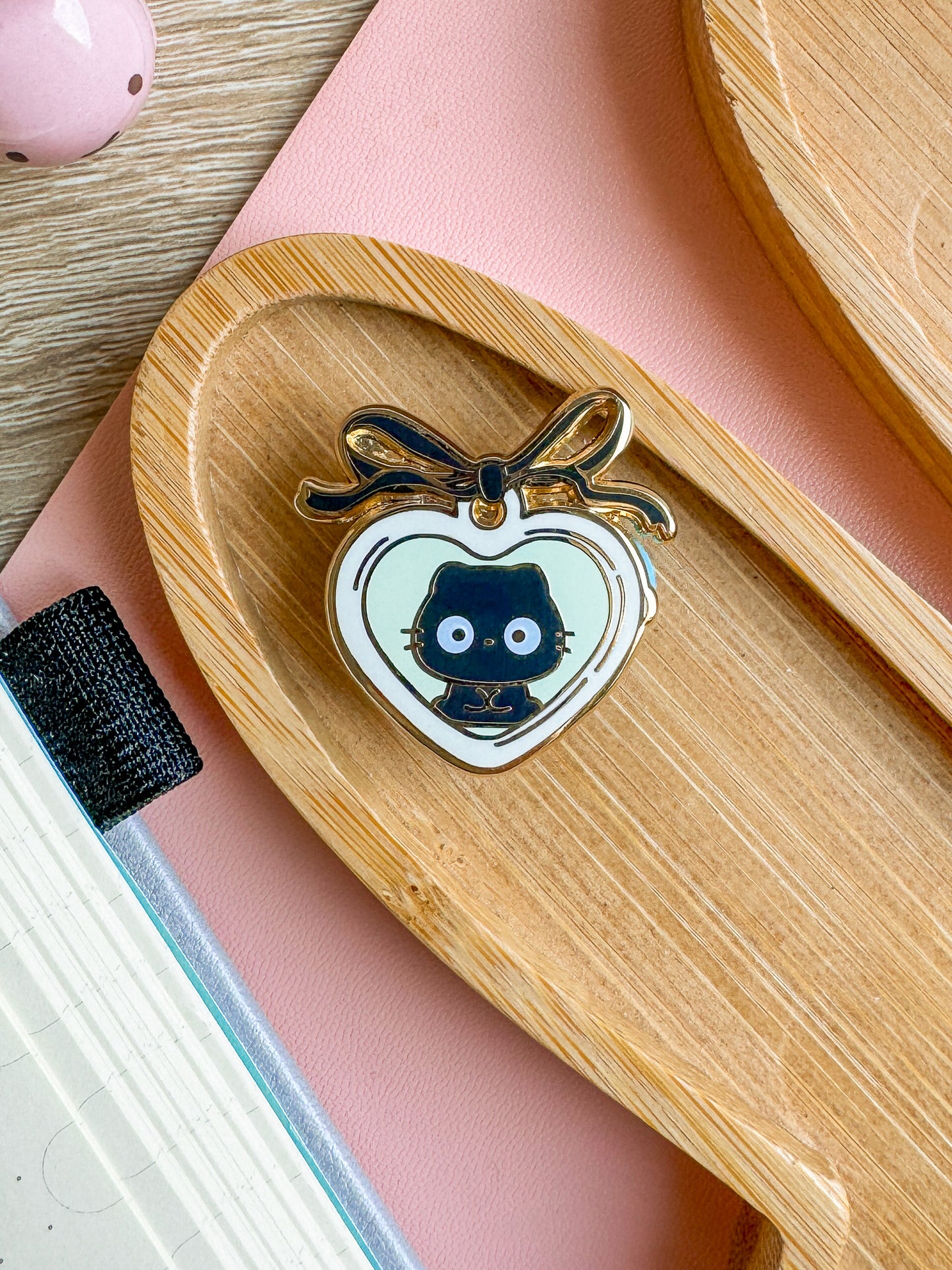 Kawaii Friends Locket Enamel Pins