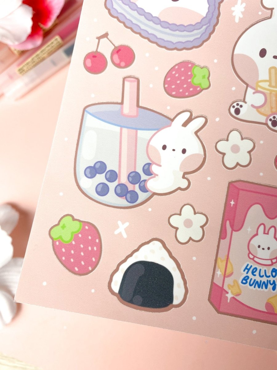 Bunny Sticker Sheet - stickersbysuzie