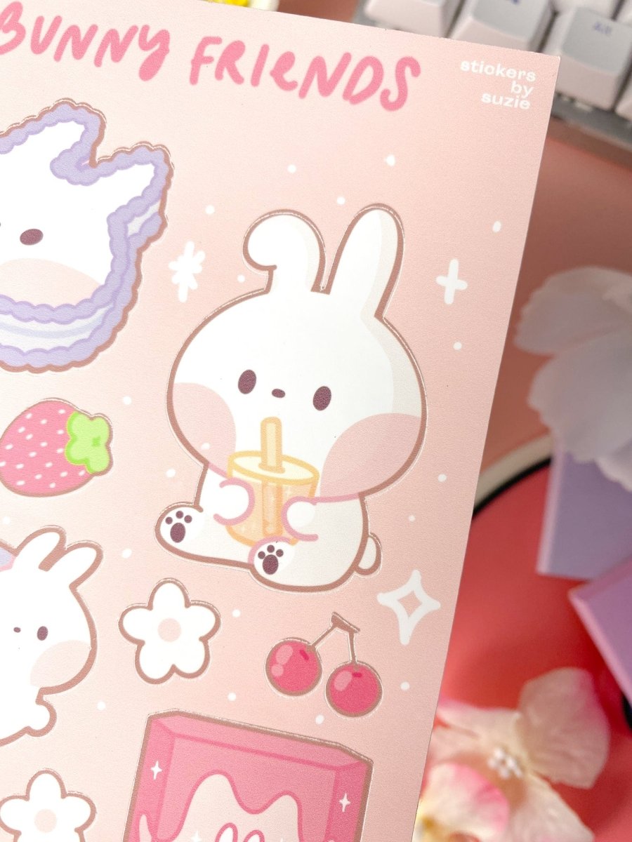 Bunny Sticker Sheet - stickersbysuzie