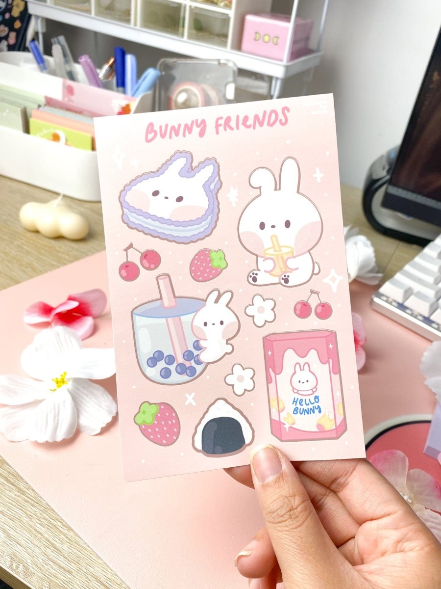 Bunny Sticker Sheet - stickersbysuzie