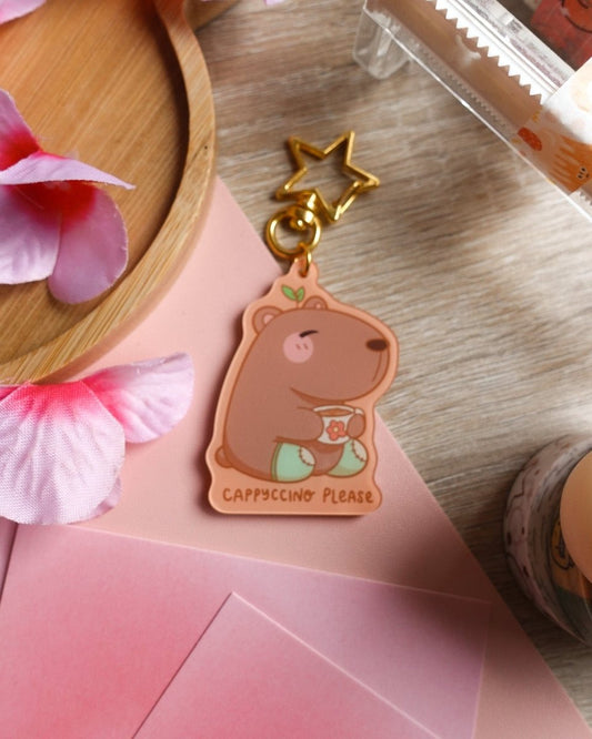 Capybara Keychain - stickersbysuzie