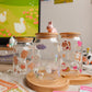 Christmas Kitties Glass Cup - stickersbysuzie