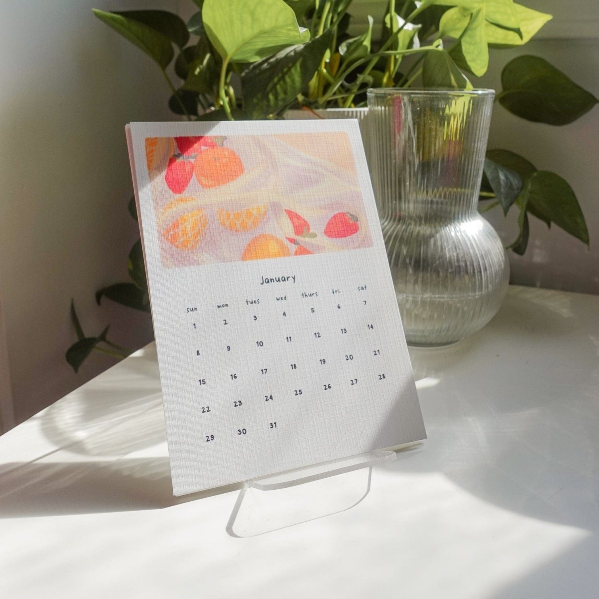 Desk Calendar 2023 with Stand - stickersbysuzie