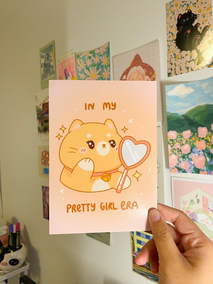 In My Pretty Girl Era Art Print - stickersbysuzie
