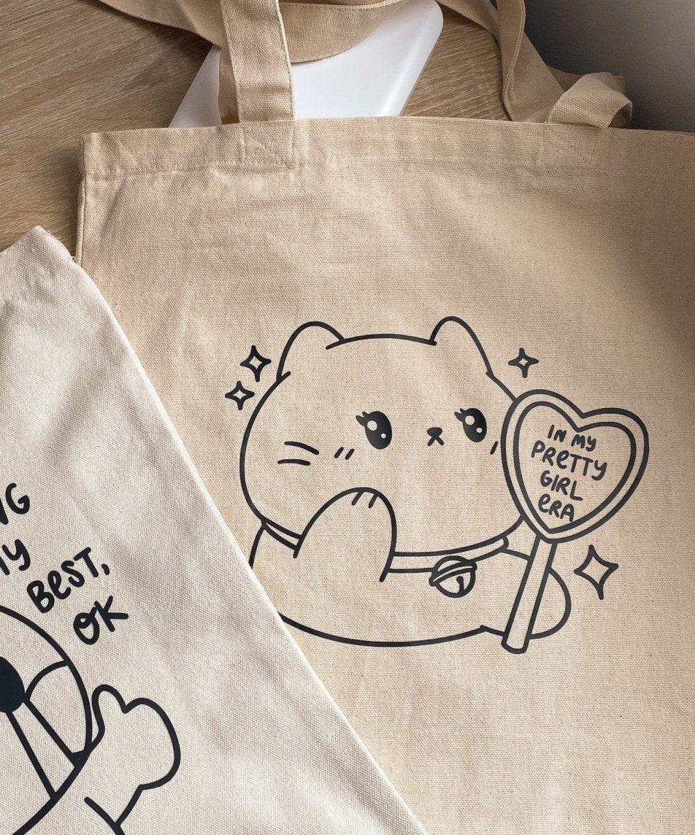 In My Pretty Girl Era Tote - stickersbysuzie