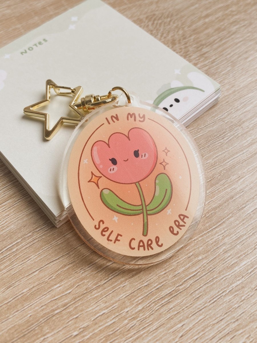 In My Self Care Era Keychain - stickersbysuzie
