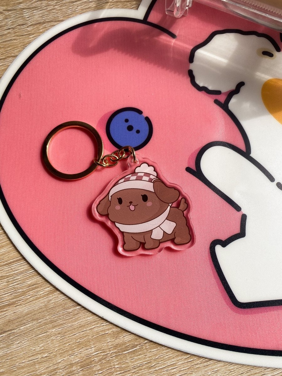 Poodle/Dog Keychain - stickersbysuzie