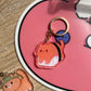 Salmon Sushi Cat Keychain - stickersbysuzie