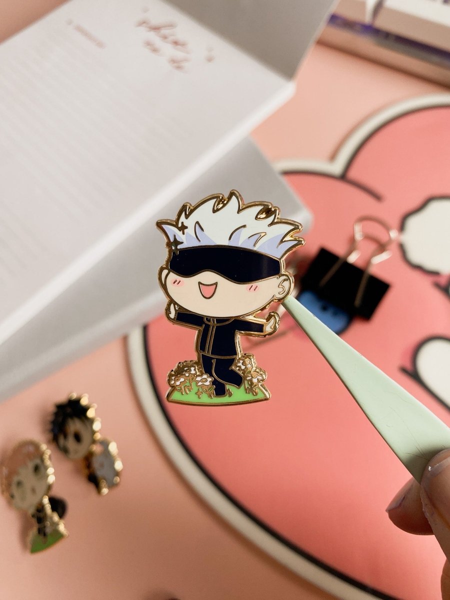 Sorcerer Chibi Anime Pins - stickersbysuzie