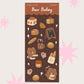 Bear Bakery Sticker Sheet