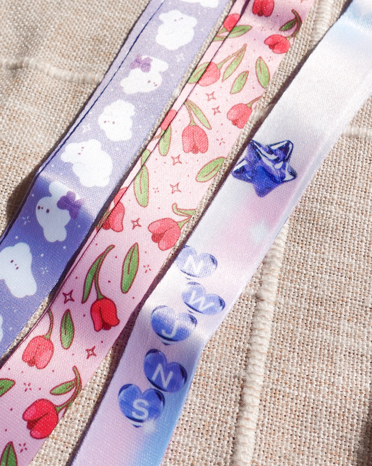 Purple Bunny Lanyard