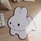 White Bunny Mouse Pad