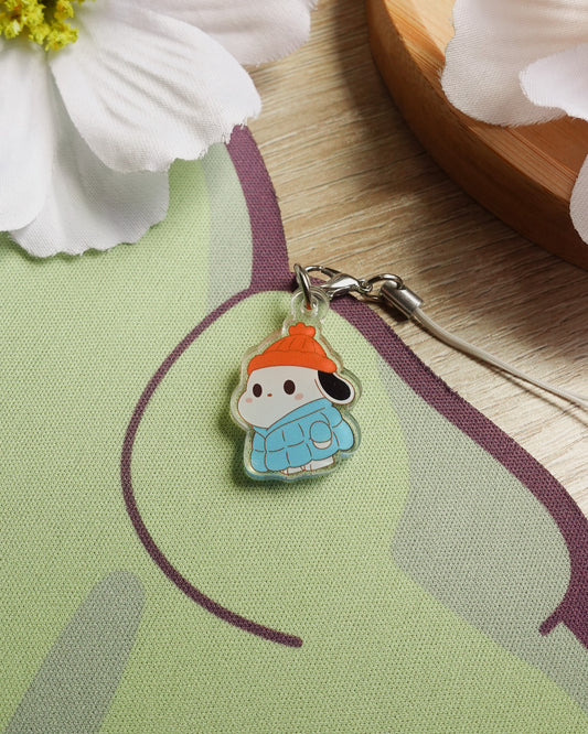 Puffer Dog Mini Charm