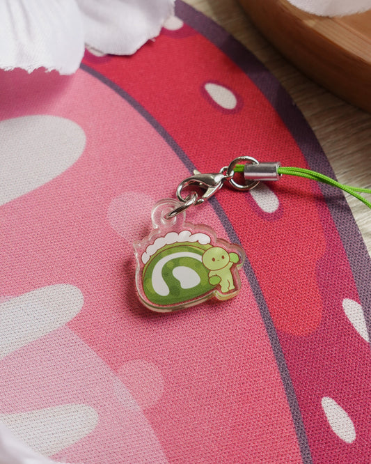 Cake Swirl Green Guy MIni Charm