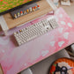 Pink Dreamy Bunny Desk Mat