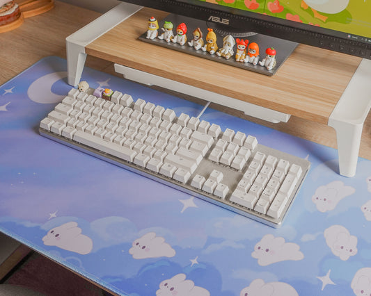 [PRE-ORDER] Blue Dreamy Bunny Desk Mat