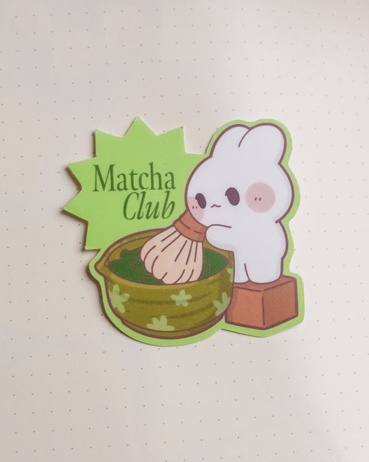 Matcha club sticker