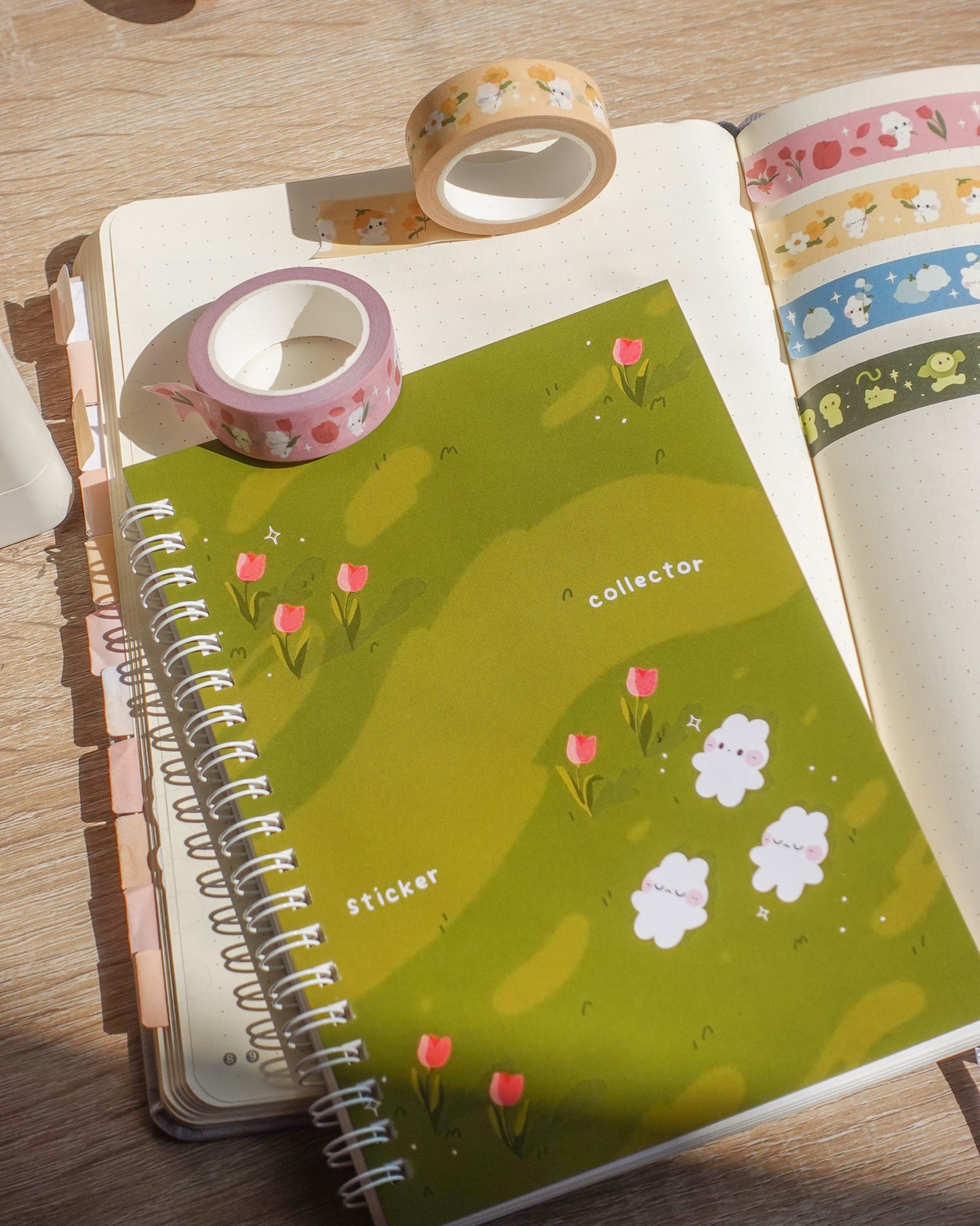 Bunny + Tulip Reusable Sticker Book