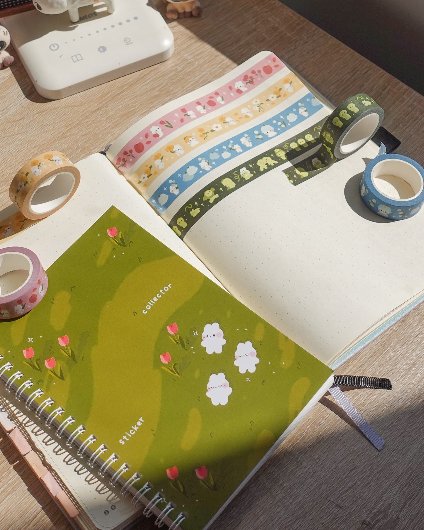 Bunny + Tulip Reusable Sticker Book