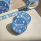 Blue Lily of the Valley Bunny Washi Tape