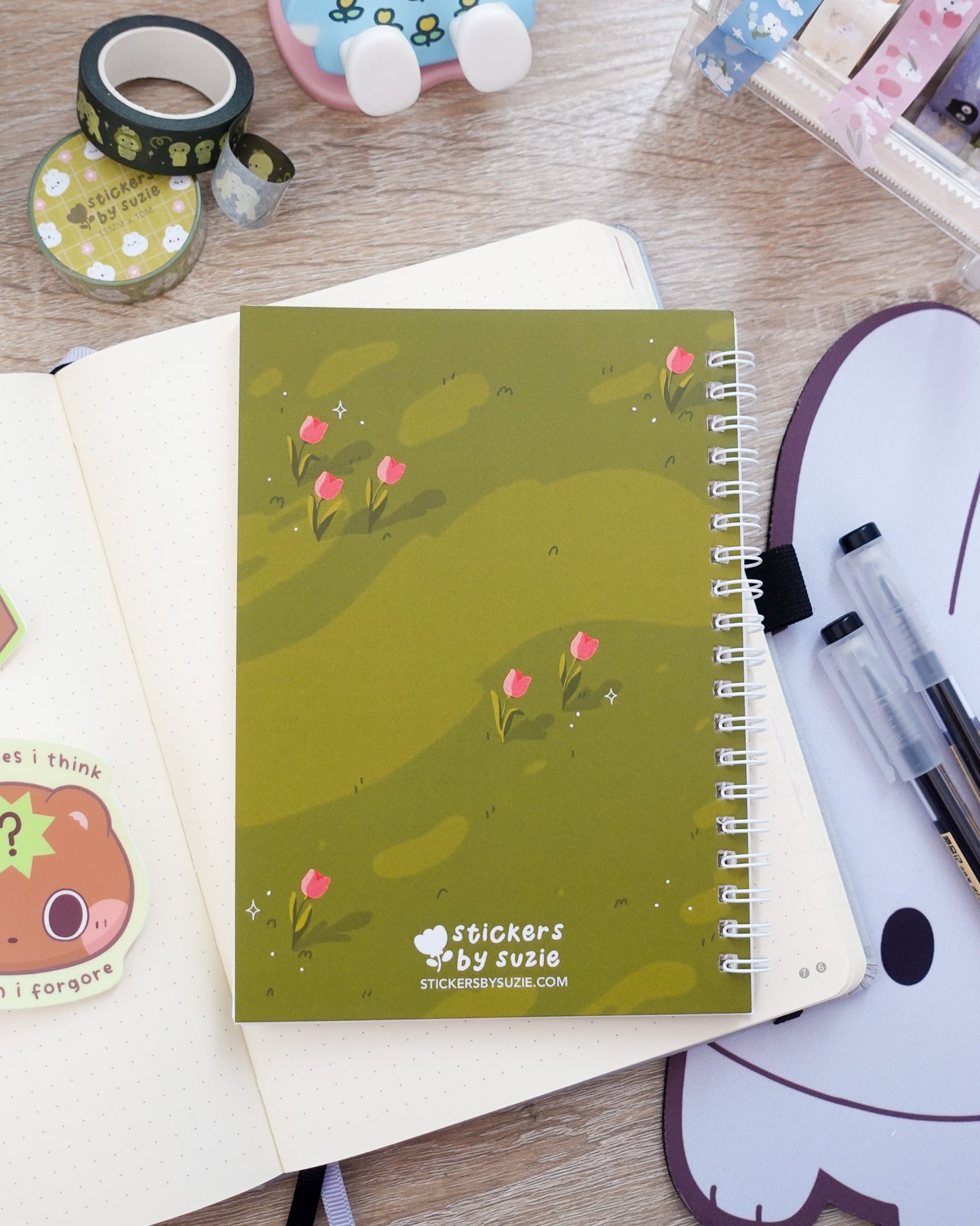 Bunny + Tulip Reusable Sticker Book