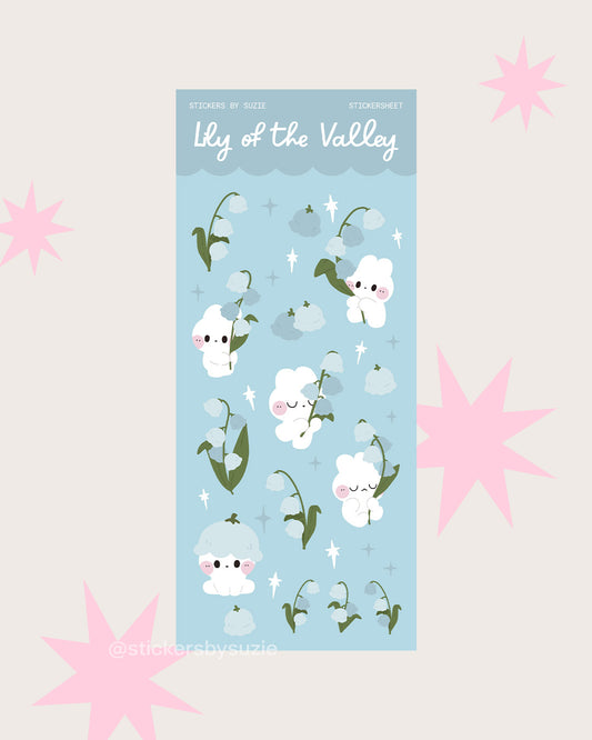 Lily of the Valley Sticker Sheet