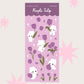 Purple Tulip Sticker Sheet