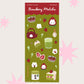 Strawberry Matcha Sticker Sheet