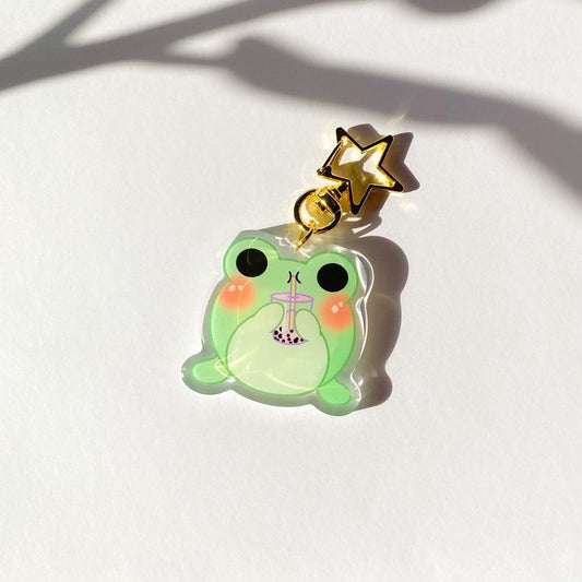 Boba Froggy Keychain - stickersbysuzie