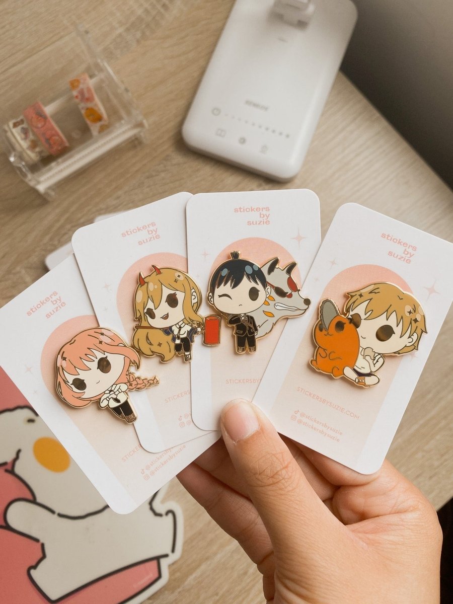 Chibi Pin Merch Saw Devil Chibi Anime Pins