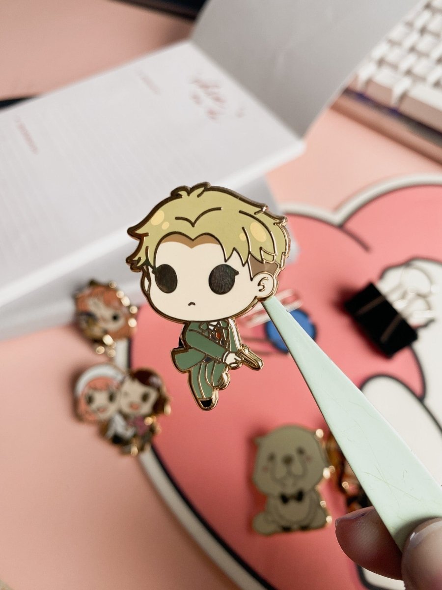 Chibi Pin Merch Undercover Family Chibi Anime Pins